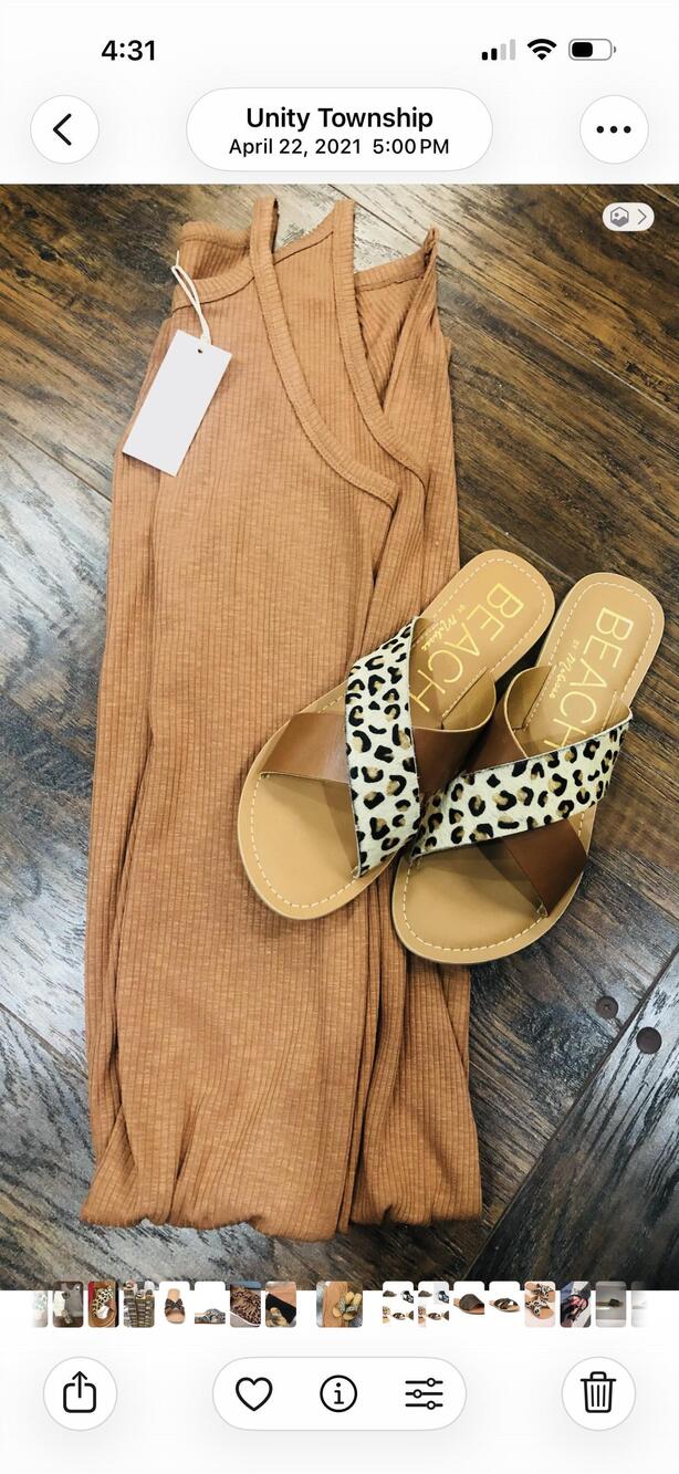 NEW COCONUTS BY MATISSE women's pebble slide sandal in leopard